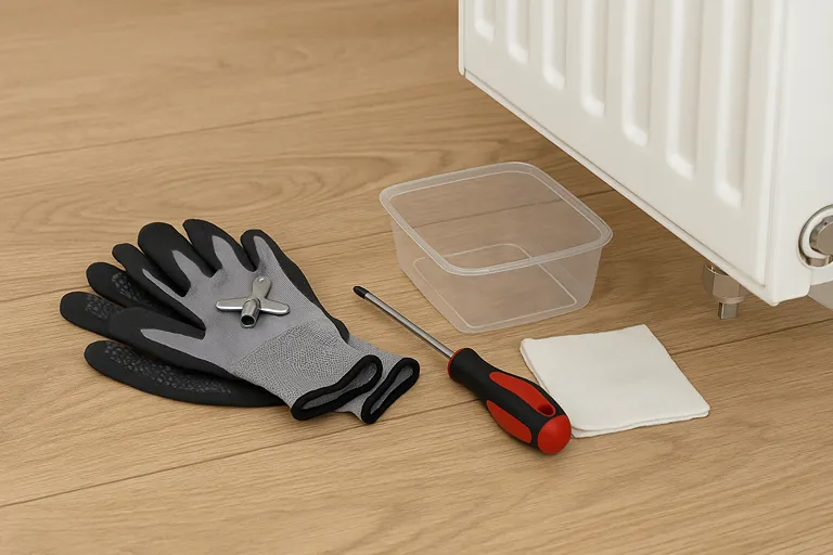 لوازم مورد نیاز برای هواگیری رادیاتور