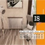 رادیاتور دکوراتیو استیل دیما مدل IS