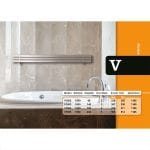 حوله خشک کن استیل دیما مدل V