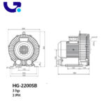 بلوئر کالمو مدل HG-2200SB
