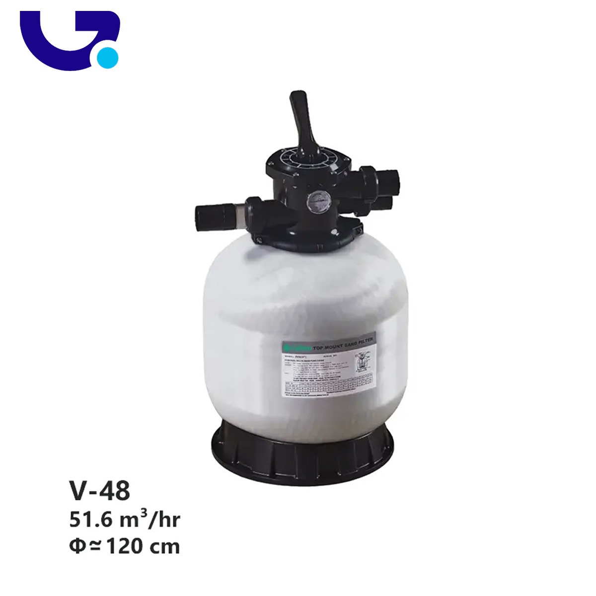 فیلتر شنی تصفیه کالمو مدل V-48