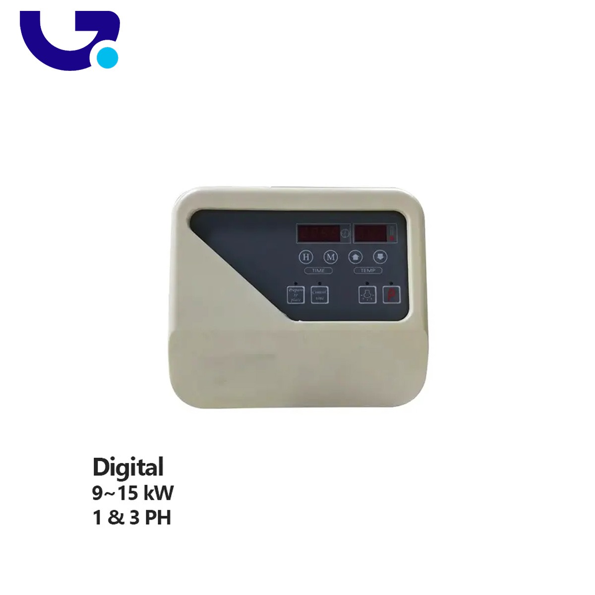 کنترل پنل دیجیتال هیتر برقی سونا خشک کالمو 15~9 kW