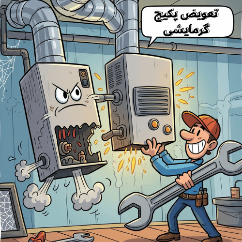 تعویض پکیج گرمایشی