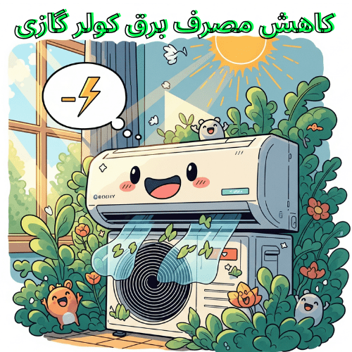 کاهش مصرف برق کولر گازی
