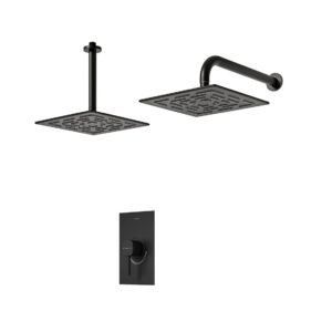 شیر حمام توکار رومر شودر تیپ ۱ BRASS رنگ مشکی