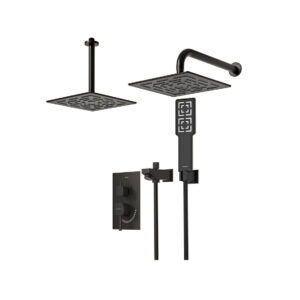 شیر حمام توکار رومر شودر تیپ ۴ BRASS رنگ مشکی