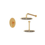 شیر حمام توکار روگن شودر تیپ ۱ BRASS رنگ طلا