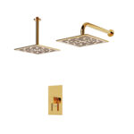 شیر حمام توکار رومر شودر تیپ ۱ BRASS رنگ طلا