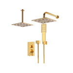 شیر حمام توکار رومر شودر تیپ ۳ BRASS رنگ طلا