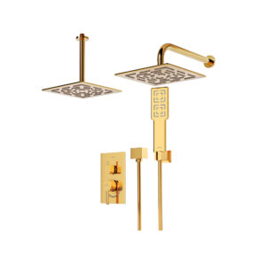 شیر حمام توکار رومر شودر تیپ ۳ BRASS رنگ طلا