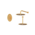 شیر حمام توکار روگن شودر تیپ ۱ BRASS رنگ طلا مات