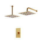 شیر حمام توکار رومر شودر تیپ ۱ BRASS رنگ طلا مات