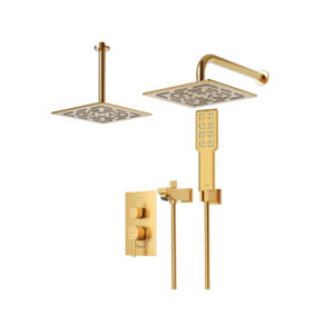 شیر حمام توکار رومر شودر تیپ ۴ BRASS رنگ طلا مات