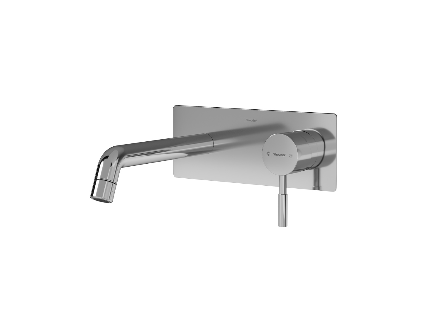 شیر روشویی توکار شودر مدل روگن BRASS