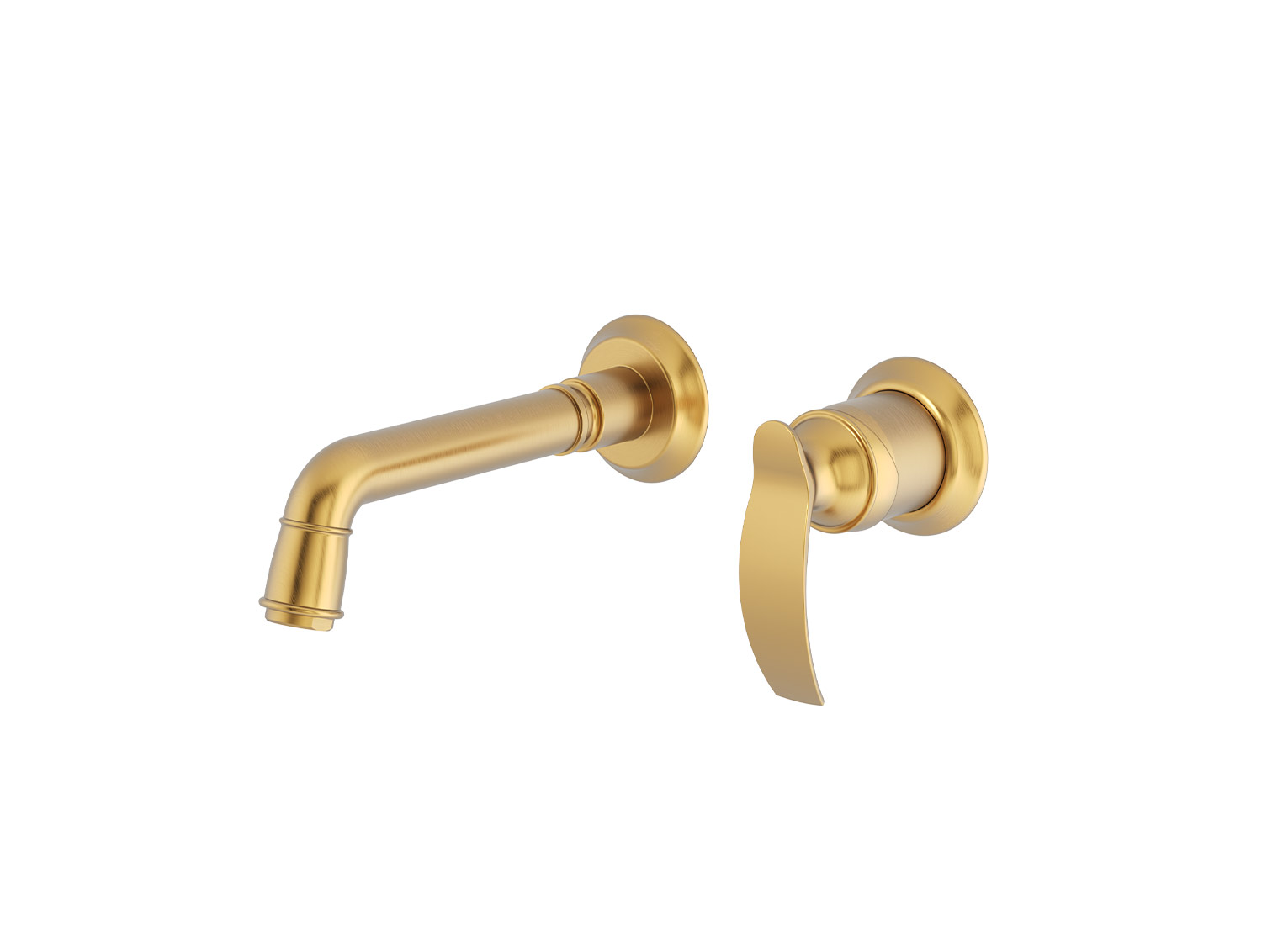شیر روشویی توکار شودر مدل گلوریس BRASS