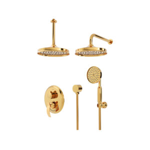 شیر توکار شودر گلوریس BRASS تیپ ۳ طلا