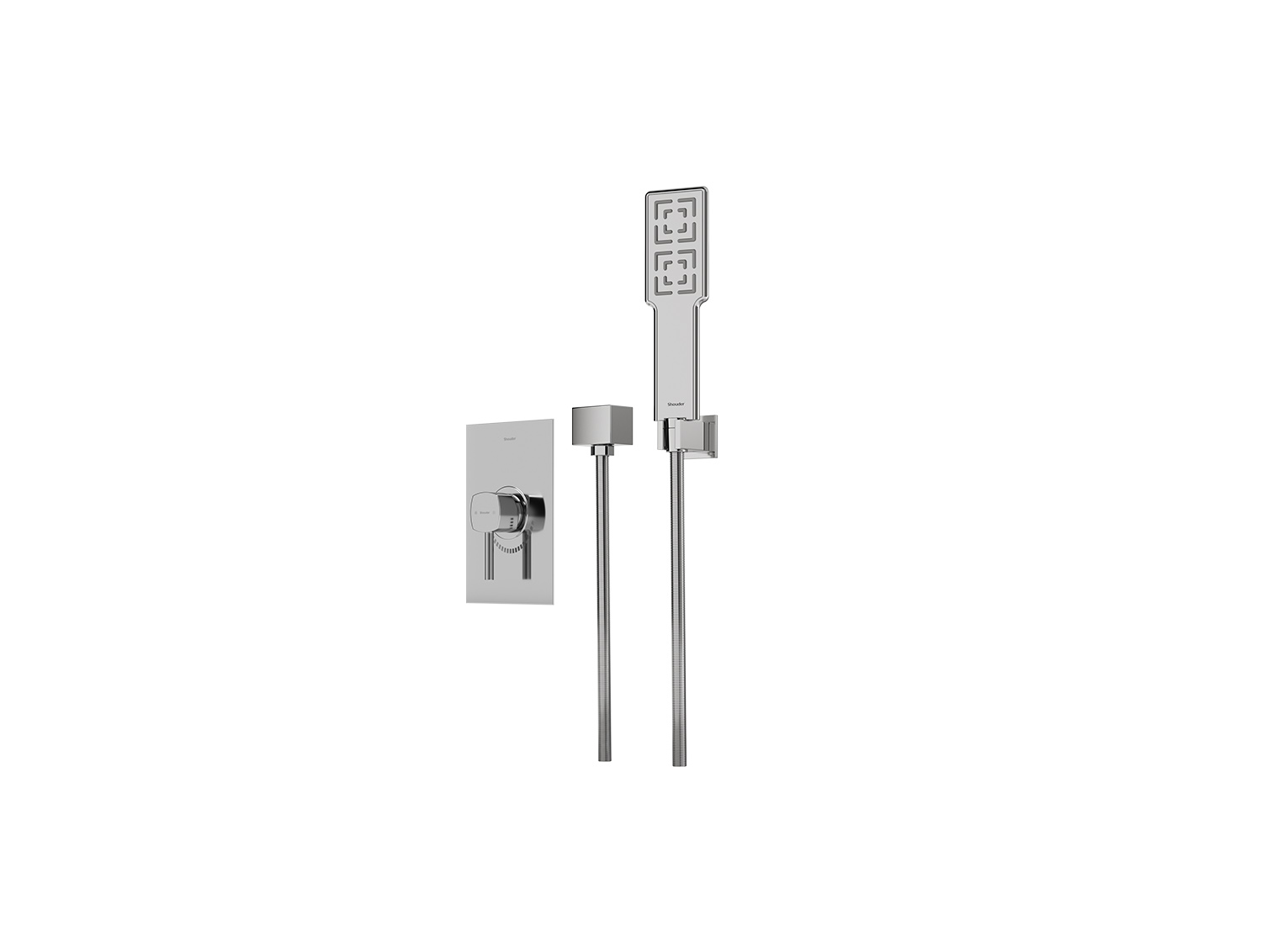 شیر حمام توکار شودر مدل رومر تیپ 2 BRASS