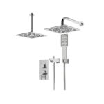 شیر حمام توکار رومر BRASS تیپ ۴ شودر کروم تصویر رسمی کارخانه