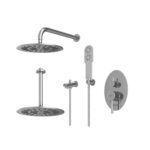 شیر حمام توکار روگن BRASS تیپ ۴ شودر کروم تصویر رسمی