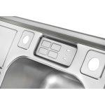 سینک ظرفشویی توکار ایلیا استیل مدل 2065