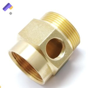 پایه جت جکوزی 1/2-1 کوتاه برنجی