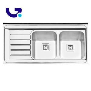 سینک ظرفشویی توکار ایلیا استیل مدل 1060
