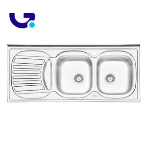 سینک ظرفشویی توکار ایلیا استیل مدل 3510