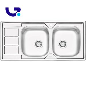 سینک ظرفشویی توکار ایلیا استیل مدل 4051