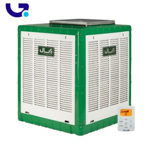 کولر آبی خروجی از بالا کم مصرف آبسال با موتور BLDC مدل AC/DC68